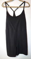 Old Navy Black Powerchill Go-Dry One Piece Short Romper Racerback Size XL