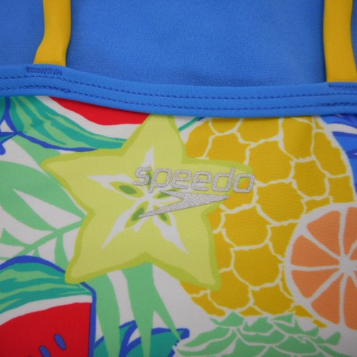 Speedo Youth Girls size 8 Swim Tankini Top only Tropical Fruit Print Pool Beach - Picture 2 of 10