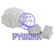 100PCS TO-220 White Transistor Plastic Washer Insulation Washer Pads Silicone