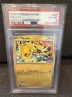 PIKACHU #225 2025 POKEMON SVP EN-SV WORLD CHAMPIONSHIPS BLACK STAR PROMO PSA 6