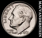 1963 Silver Roosevelt Dime-Choice Gem BU Lustrous No Reserve #i3054