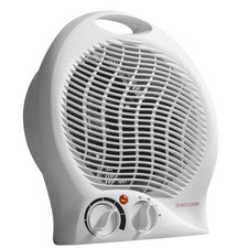 Daewoo 2000W Upright Fan Heater Hot Cold Air Portable Variable Thermostat