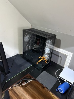 PNY GeForce RTX Gaming Tower Desktop PC, RGB, Glass Panel, HDMI, USB
