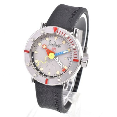 Alain Silberstein Marine G GMT Limited Automatic Gray Dial Unisex Watch