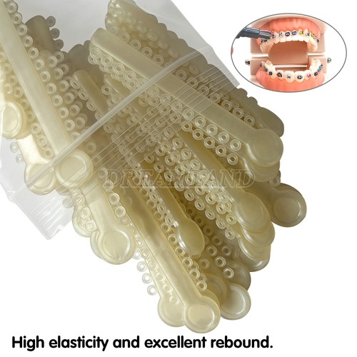 1040pz Fasce Elastiche per Legatura Orto Dentale per Staffe Staffe Gomma po - Foto 296 di 436