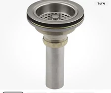 Kohler K-8801-VS Duostrainer Basket Strainer, Stainless Steel, Vibrant