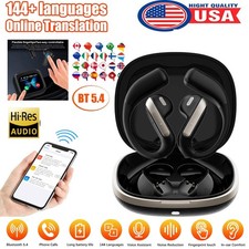 3-in-1 AI Voice Translation Earbuds Smart Real Time Translator 144 Languages