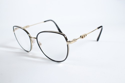 Michael Kors MK 3066J Empire Round Womens Black 1014 Full Rim Metal Glasses E...