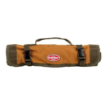 Tool Bag Roll 26''W 25-Pockets Heavy-Duty Canvas Rolled Up Quick-Release Buckles