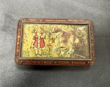 Seltene Rowntree’s Of York Cocoa & Chocolate Illustrated Girl + St Bernard Dose