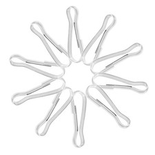  10 Pcs Flag Clips for Flagpole Clasp Hooks Banner Fixing Buckle Pet Hammock