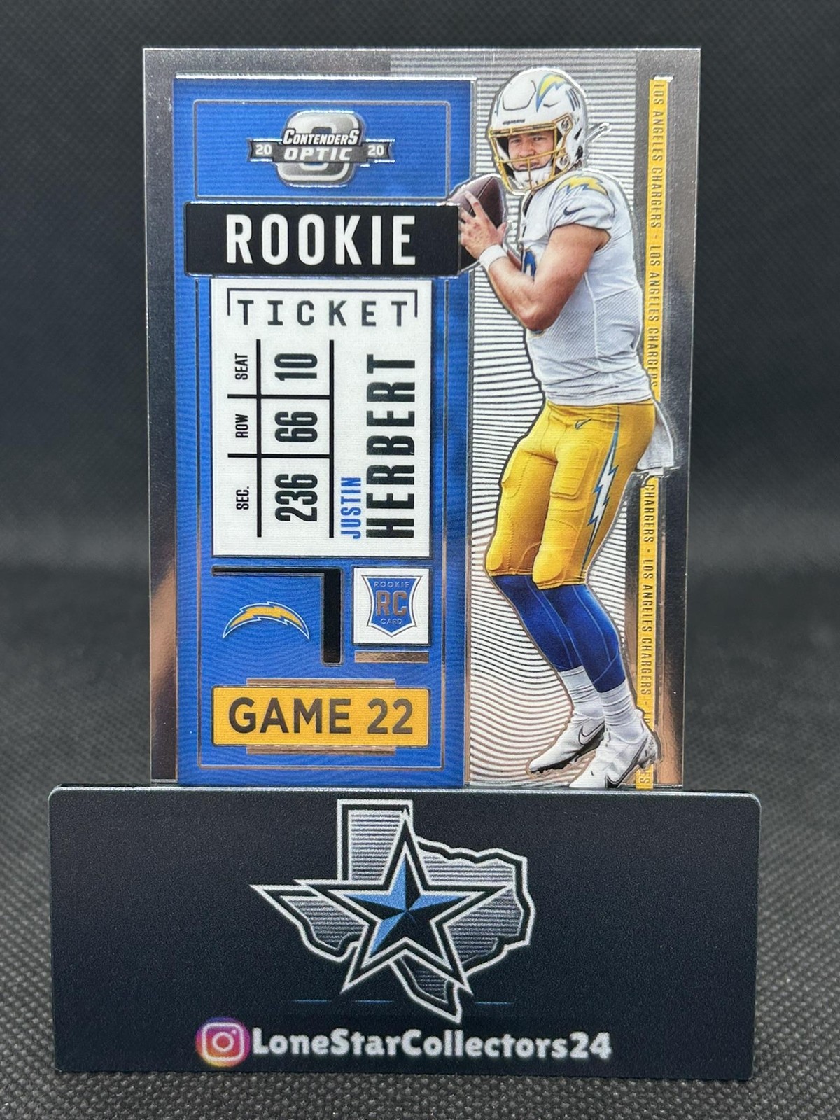 2020 Panini Contenders Optic #85 Justin Herbert