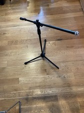 Tripod Boom Mic Stand with Boom Arm - Black - Good Condition
