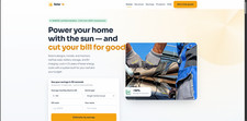 Solar Energy Installer HTML Website  Free Setup  3 Mo High-Performance Hosting