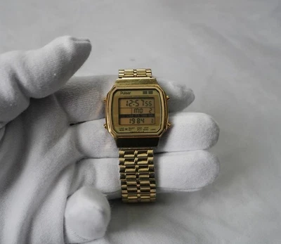 Pulsar Gold Plated Band Digital Wristwatches for sale | eBay