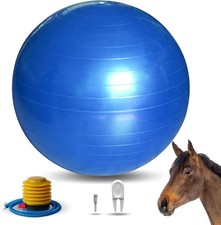 17 Inch Horse Play Ball - Anti-Burst Herding for  17-Inch, Blue