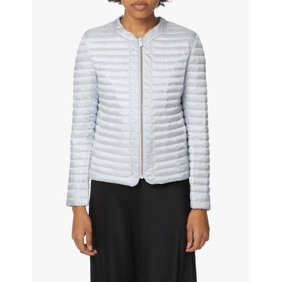 Save The Duck Carina slim-fit jacket grey Plumtech Ultra Light Puffer Size 2 Med