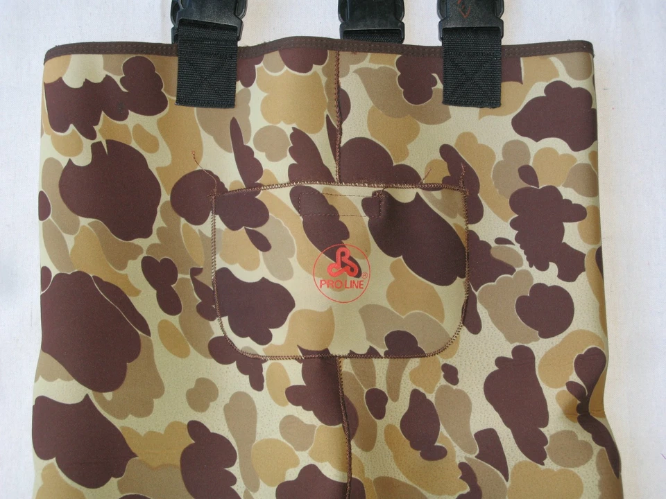 Pro Line Neoprene Hunting Suspenders Chest Waders Adult Large Camouflage - Image 3 of 4