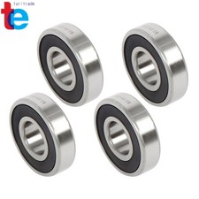 4pcs 63/28-2RS Sealed Ball Bearings 28x68x18mm Pre-Lubricated Industrial