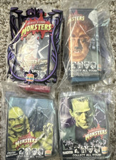 Universal Studios Monsters Burger King Toys 1997 Full Set Frankenstein Dracula