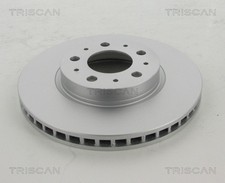 2x TRISCAN Bremsscheibe COATED 8120 27119C für VOLVO S70 874 V70 1 875 876 850 2