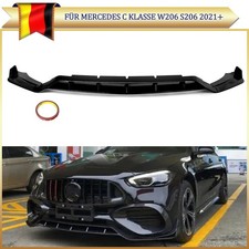 Passt für Mercedes W206 S206 2021+ Frontspoiler Spoilerlippe Frontstoßstange