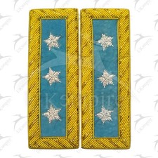 Civil War US Officer Shoulder Boards Lieutenant General Three Star Infantry