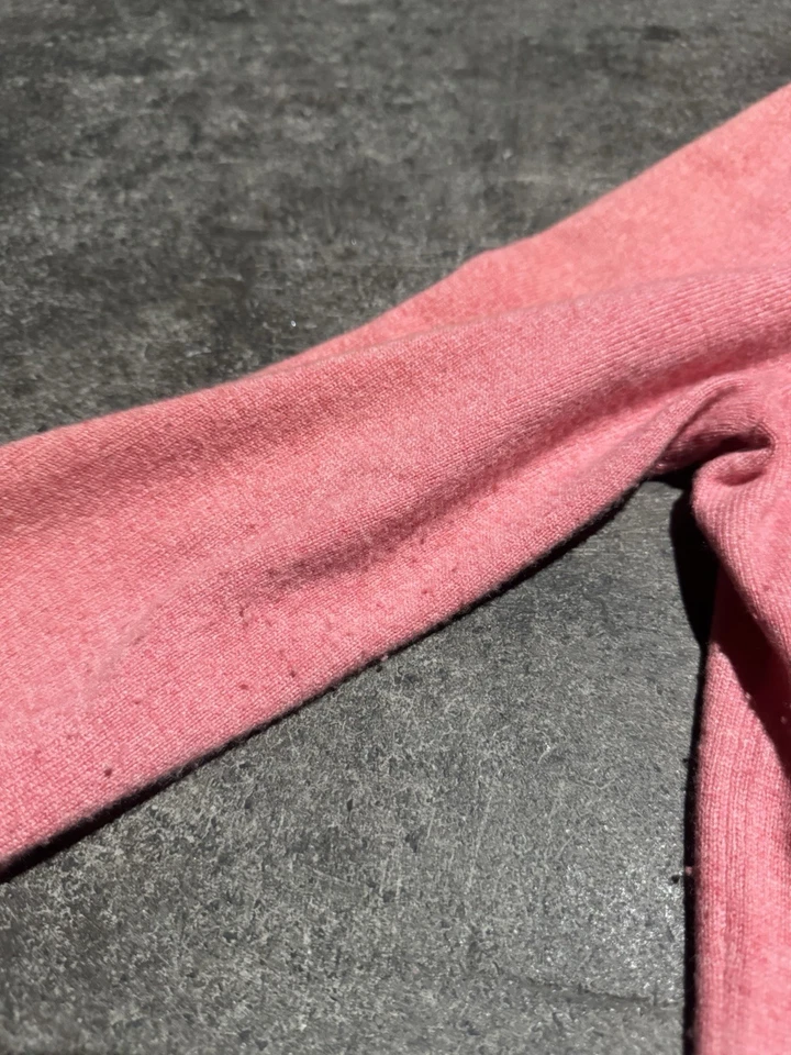 Vitnage LL Bean Pink Cashmere Crewneck Sweater Women’s XL Preppy Old Money - Image 4 of 4