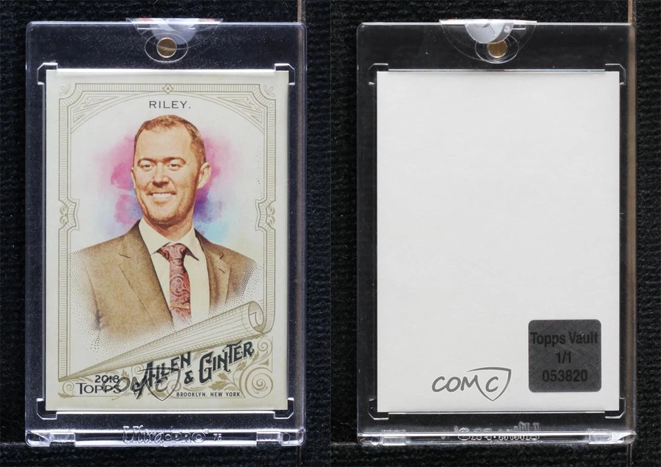 2018 Allen & Ginter Topps Vault Blank Back 1/1 Lincoln Riley #175 Rookie RC 0ws - Image 3 of 3