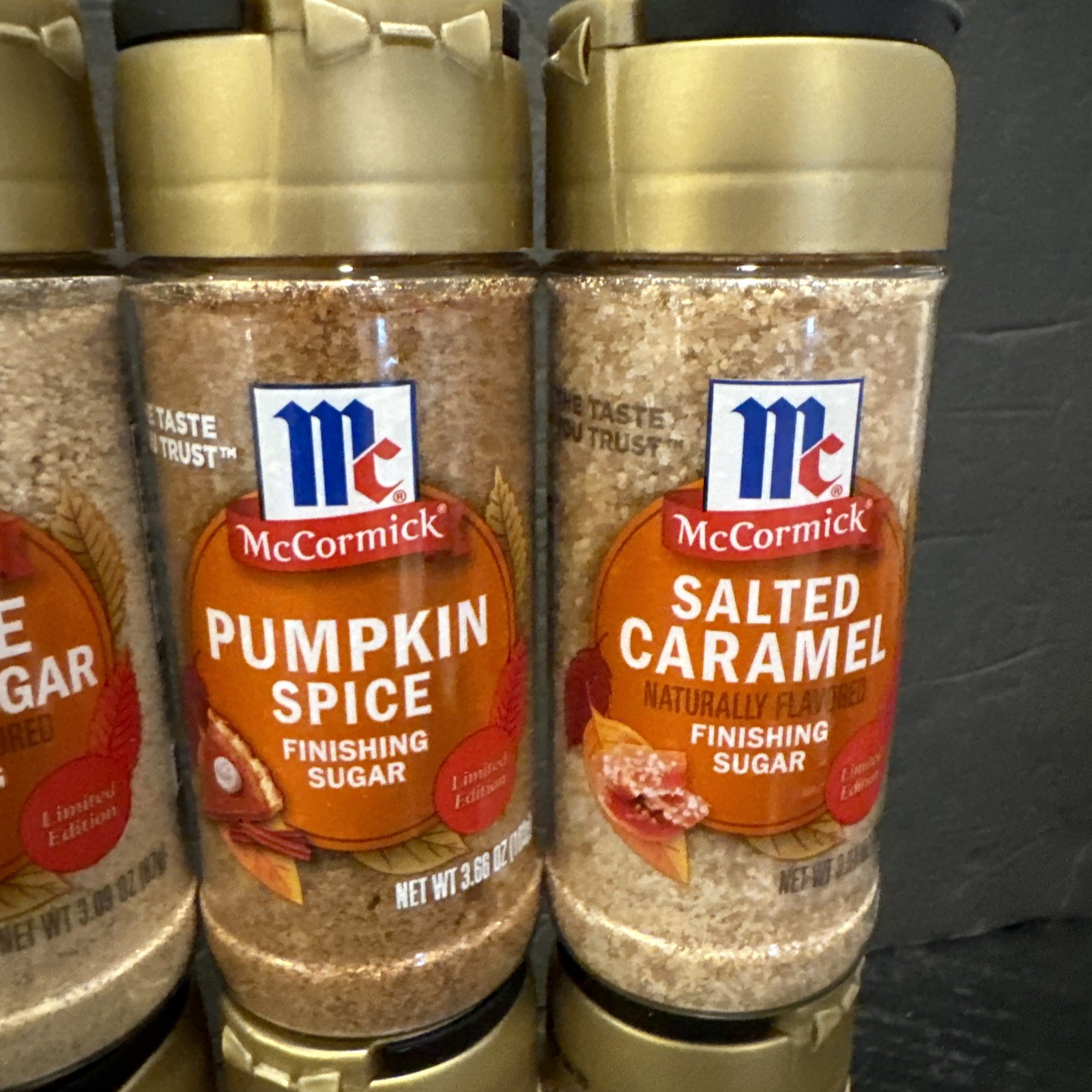 2025 McCormick Finishing Sugars Limited Edition Complete Set Of 8 Holiday Baking