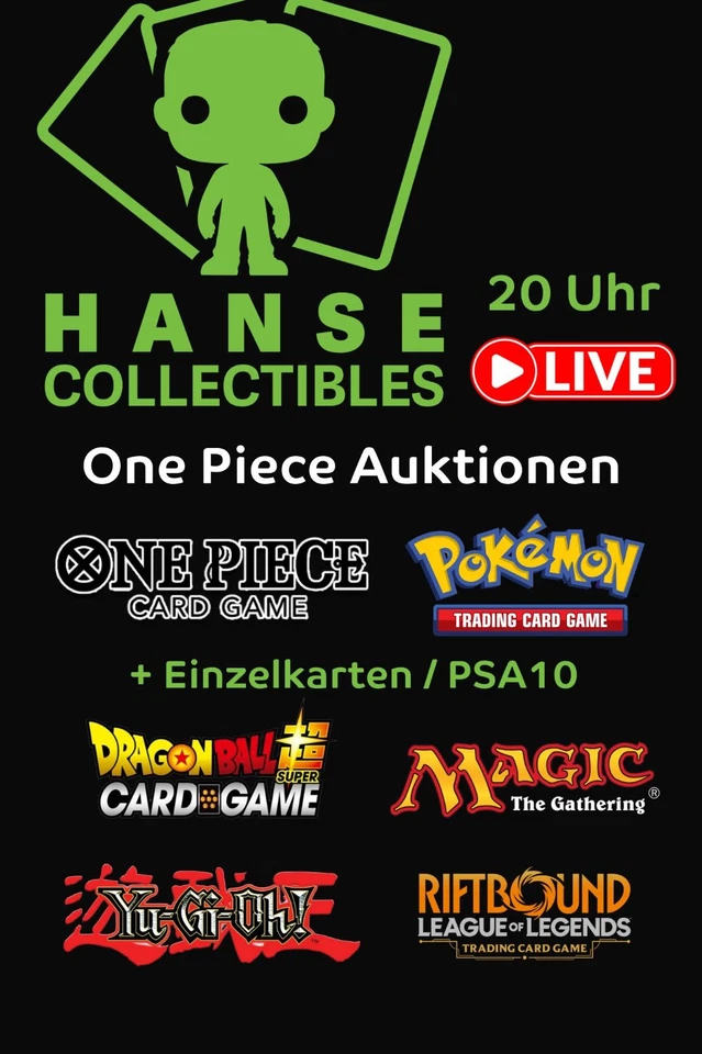 Card Night Tuesday - One Piece  / Pokemon / Dragon Ball u.v.m.