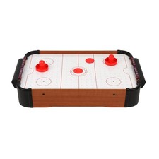Tabletop Air Hockey Game Set Kids Family Fun Compact Indoor Air Hockey Table