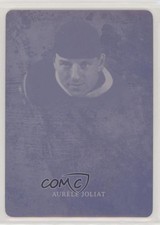 2017-18 Leaf ITG Used Printing Plate Magenta 1/1 Aurele Joliat Aurèle HOF 2d8