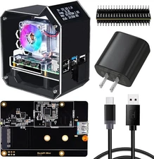 GeeekPi Mini Tower NAS Kit Raspberry Pi ICE Tower Cooler with PWM RGB Fan