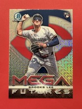 BROOKS LEE (MEGA FUTURES SSP) (MOJO REFRACTOR ROOKIE) 2025 Bowman #BMF-4 TWINS