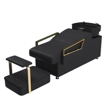 Shampoo Bowl and Chair Set for Salon Hair Washing Station for Hair Stylist  ABS