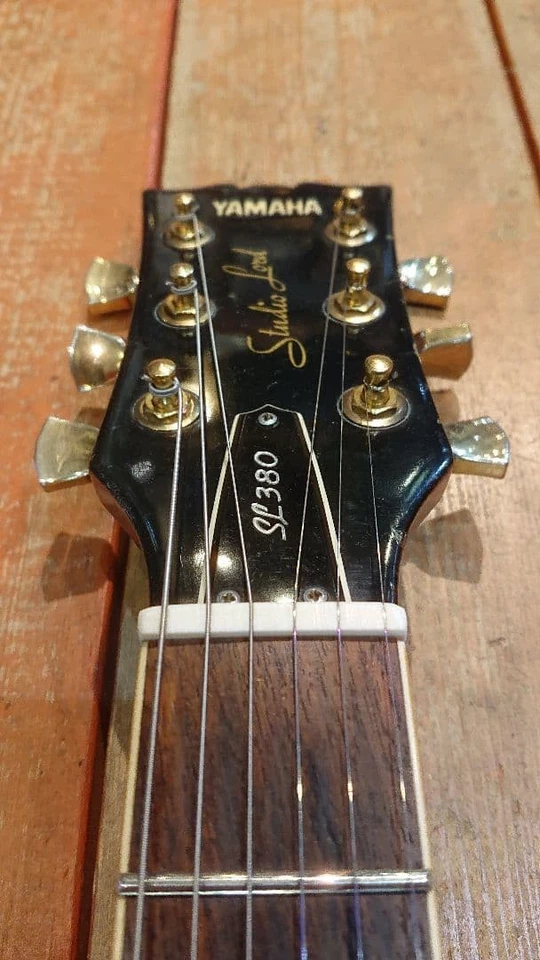 YAMAHA SL380 Les Paul Sunburst Electric Guitar Used Product Shipping From Japan - image 3 of 4