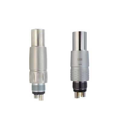 COXO Dental Handpiece Coupler NSK Phatelus Style LED Self Power 6 Pin 4 Hole