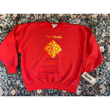 NWT Vintage Reebok Sport Cross Training Sweatshirt Pullover Crewneck Men's M