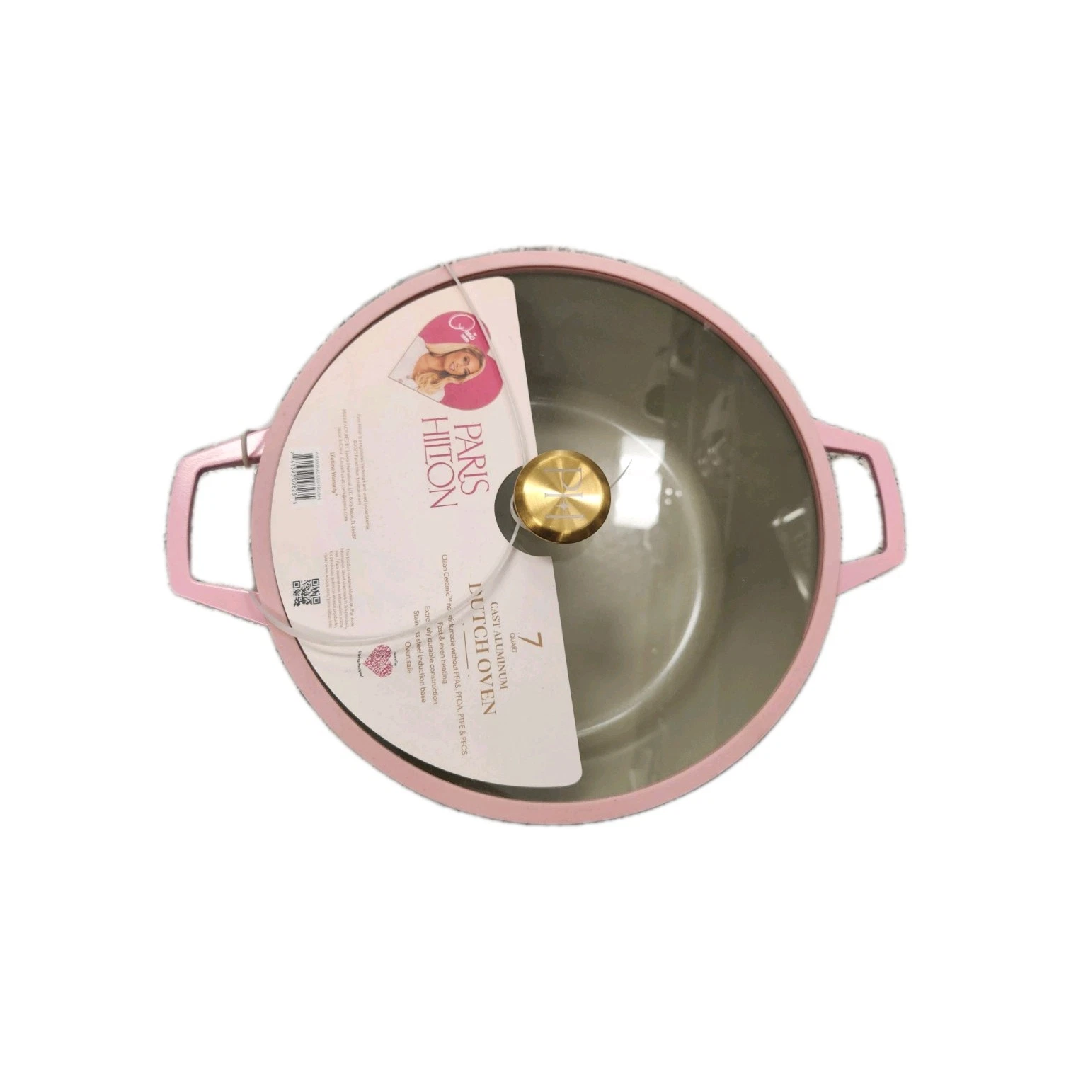 Paris Hilton 7 Quart Pink Dutch Oven Super Cute Viral 😍