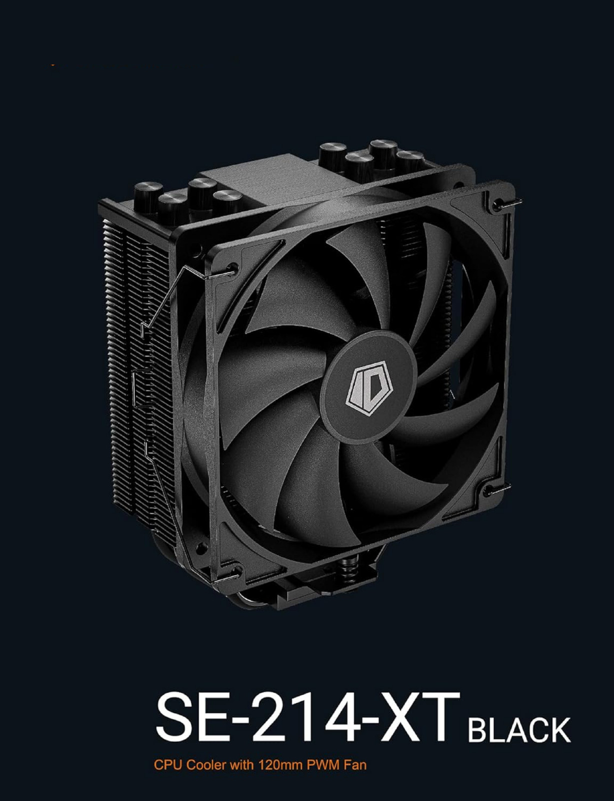 SE-214-XT Black CPU Cooler 120mm PWM Fan for Intel LGA1700/1851 & AMD AM5/AM4
