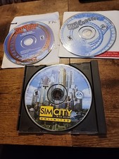 Sim City 3000 / Sim Coaster / Sim Theme Park Gold Edition 3 DISCS ONLY 