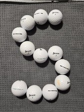 1 Dozen quality used Srixon Soft Feel Golf Balls  Free Tees