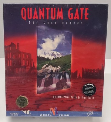 Quantum Gate: The Saga Begins, Big Box PC Game, New & Sealed, Damaged Box
