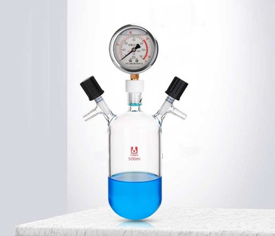 #ad #ad Glass Vacuum Flask with Pressure Gauge 100ml 1000ml for Lab Chemistry Use $281.89