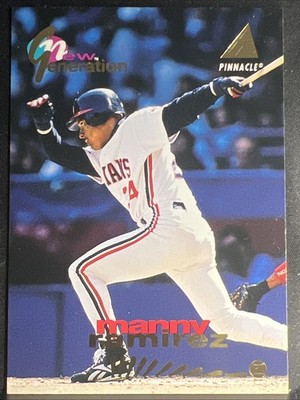 1994 Pinnacle New Generation Manny Ramirez #NG17 Cleveland Indians Baseball Card