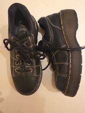 Dr. Martens Air Walk Women 6 Leather Gel Outsole Platforms Ankle Combat Boots