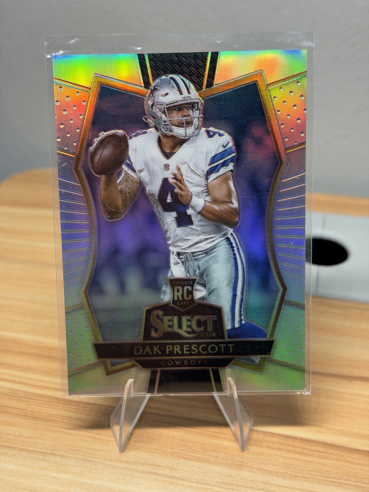Dak Prescott 2016 Panini Select Rookie Silver Prizm #185 BAD CORNER SEE PICS