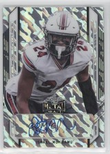 2021 Leaf Metal Draft Portrait Silver Marble /60 Israel Mukuamu #PA-IM1 Auto 4xw