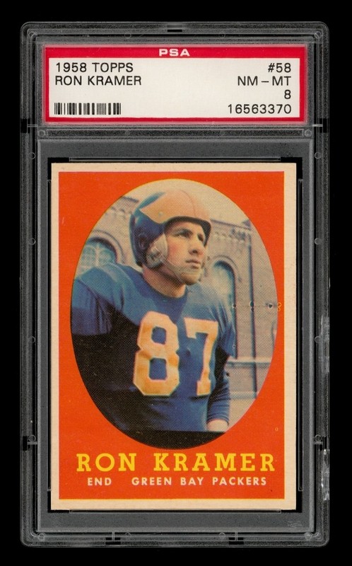 1958 Topps Set-Break # 58 Ron Kramer PSA 8 NM-MT